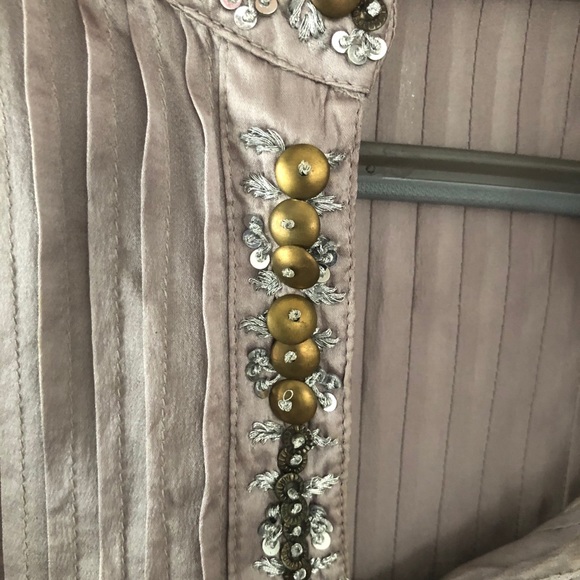 Silk Tunic taupe Sundance - Picture 8 of 10